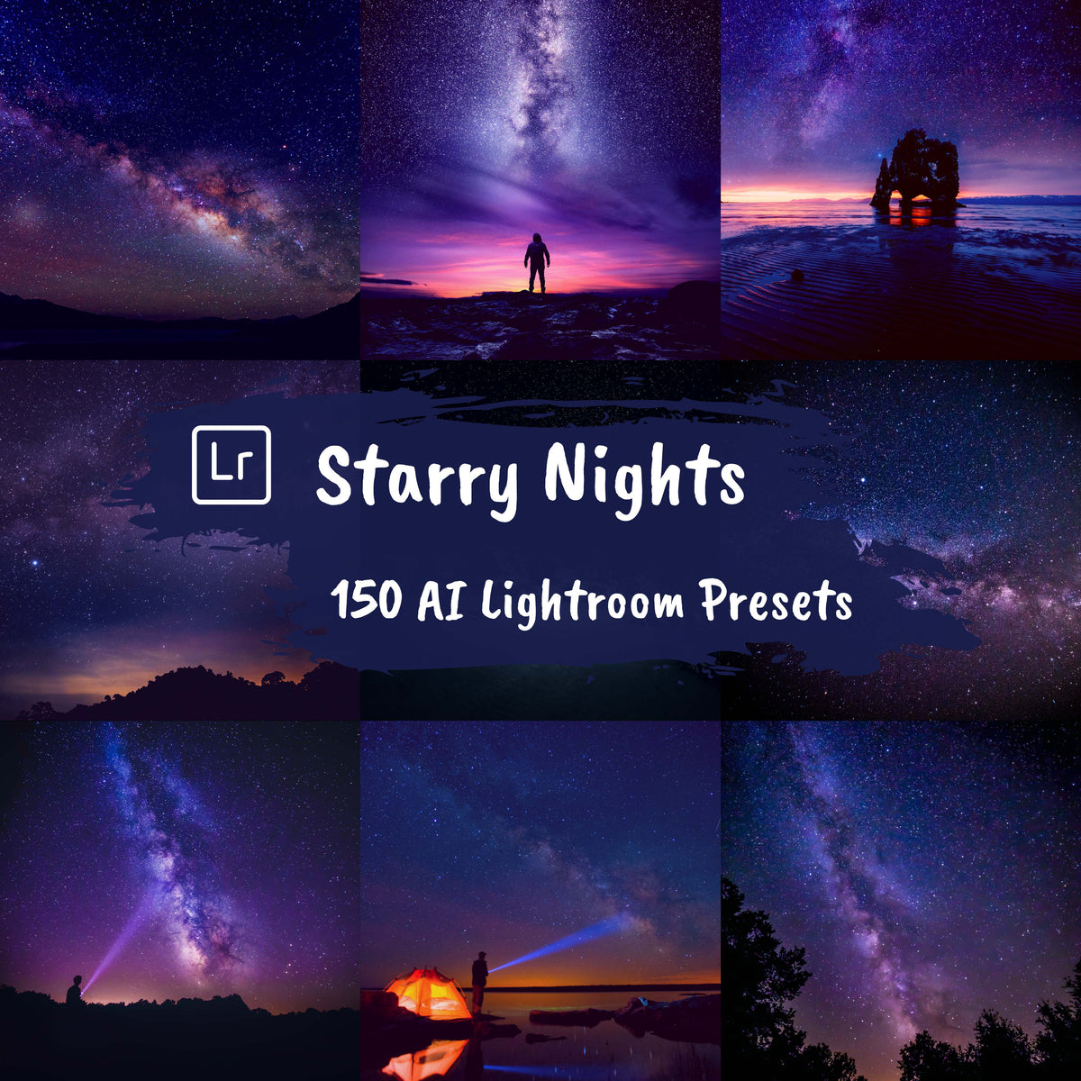 150 AI Milky Way Lightroom Presets + Free eBook