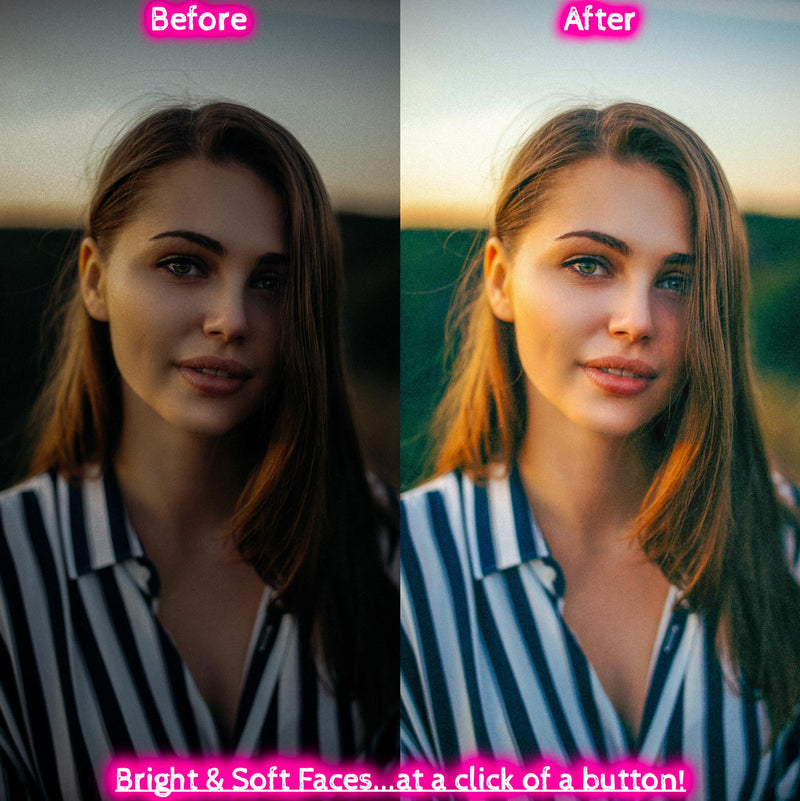 25 Lightroom Portrait Presets | Night Shots & Selfies Instagram ...